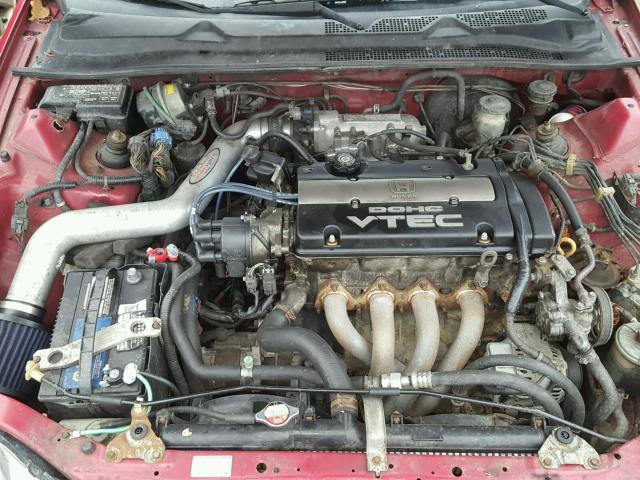 JHMBB6248VC010883 - 1997 HONDA PRELUDE RED photo 7