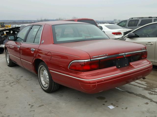 2MELM75W8TX632692 - 1996 MERCURY GRAND MARQ RED photo 3