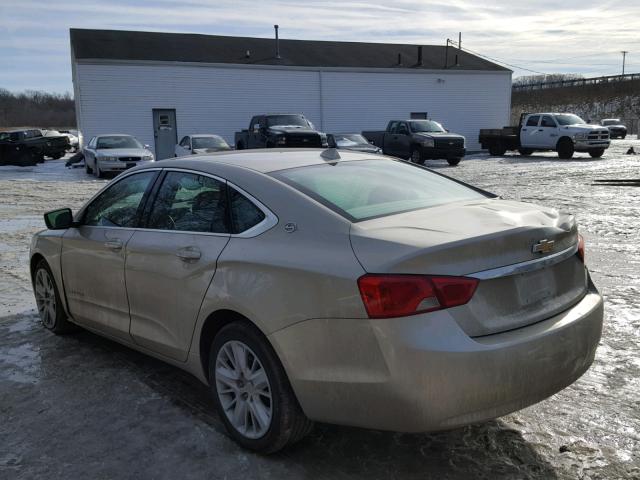 2G11Y5SL0E9144025 - 2014 CHEVROLET IMPALA LS GOLD photo 3