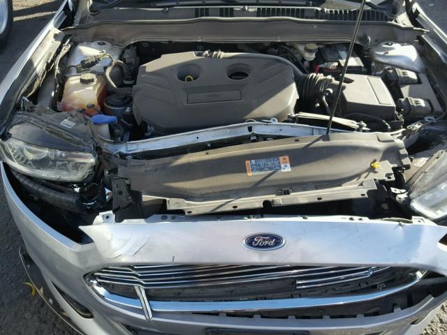 3FA6P0K95ER123291 - 2014 FORD FUSION TIT SILVER photo 7