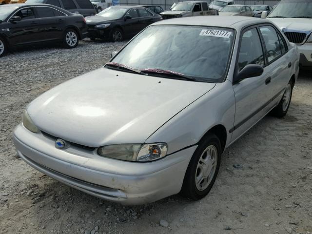 1Y1SK52812Z403014 - 2002 CHEVROLET GEO PRIZM 银色 照片 2