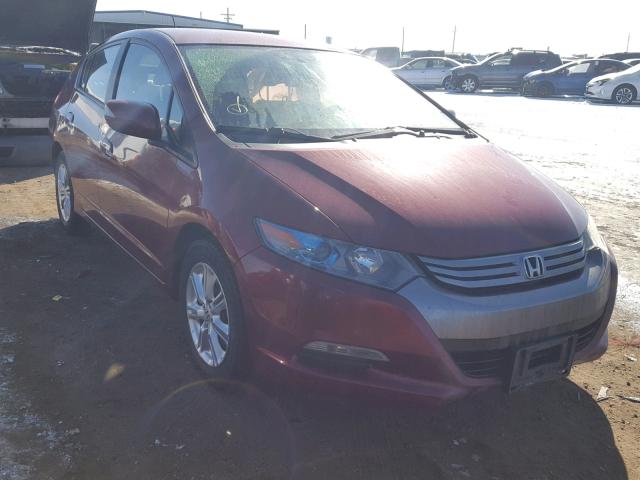 JHMZE2H75AS027172 - 2010 HONDA INSIGHT EX MAROON photo 1