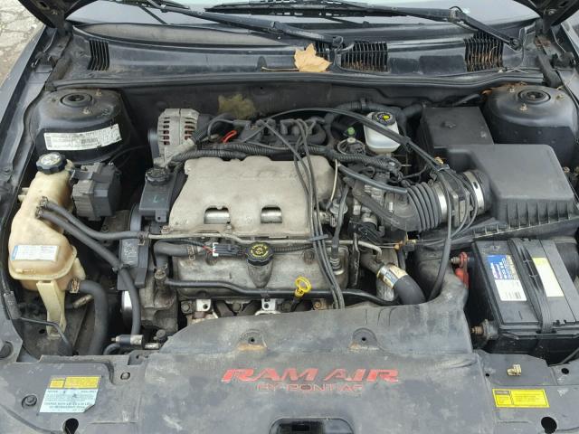 1G2NV52E61C129605 - 2001 PONTIAC GRAND AM G BLACK photo 7