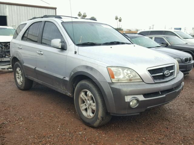 KNDJC733565552549 - 2006 KIA SORENTO EX SILVER photo 1