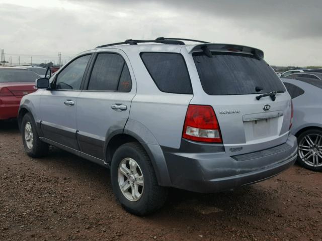 KNDJC733565552549 - 2006 KIA SORENTO EX SILVER photo 3