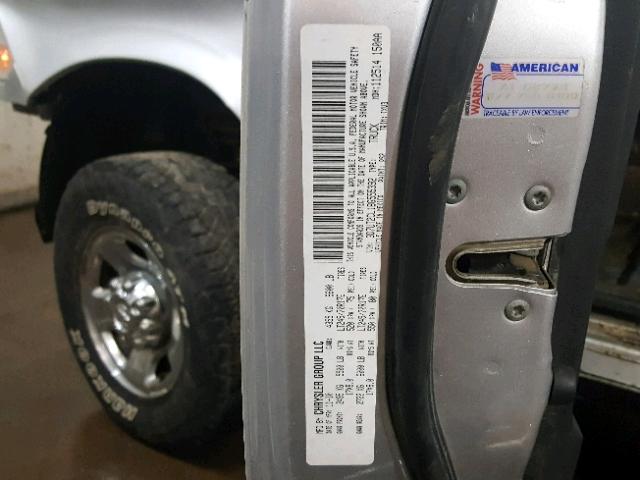 3D7UT2CL1BG555392 - 2011 DODGE RAM 2500 TWO TONE photo 10