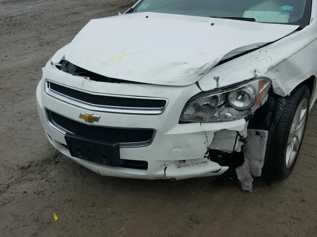 1G1ZB5E15BF261276 - 2011 CHEVROLET MALIBU LS WHITE photo 9