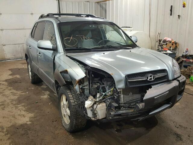 KM8JN72D65U242690 - 2005 HYUNDAI TUCSON GLS BLUE photo 1