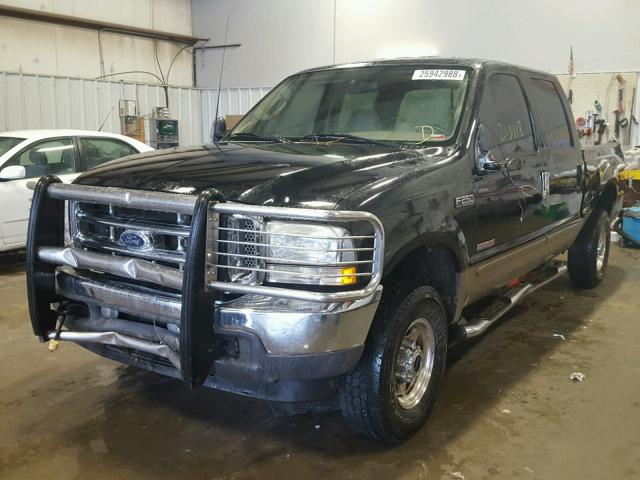 1FTNW21PX3ED04780 - 2003 FORD F250 SUPER BLACK photo 2