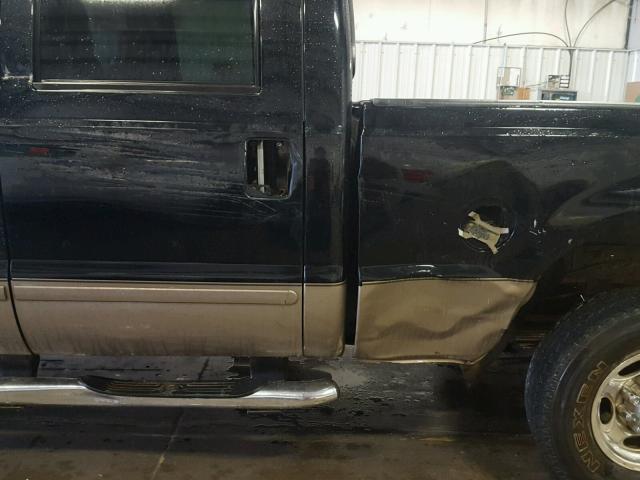 1FTNW21PX3ED04780 - 2003 FORD F250 SUPER BLACK photo 9