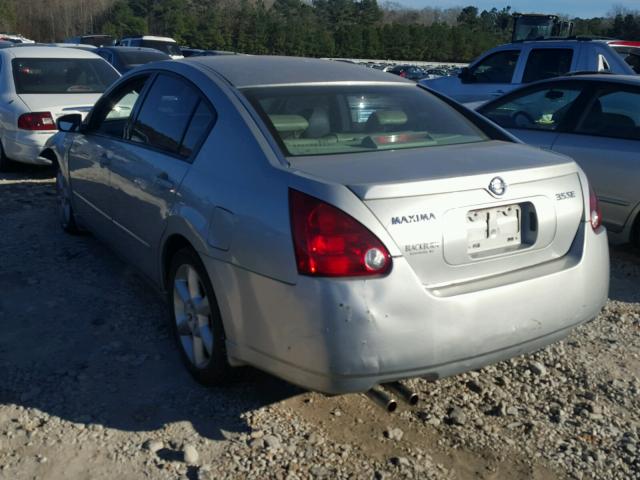 1N4BA41E94C851456 - 2004 NISSAN MAXIMA SE SILVER photo 3