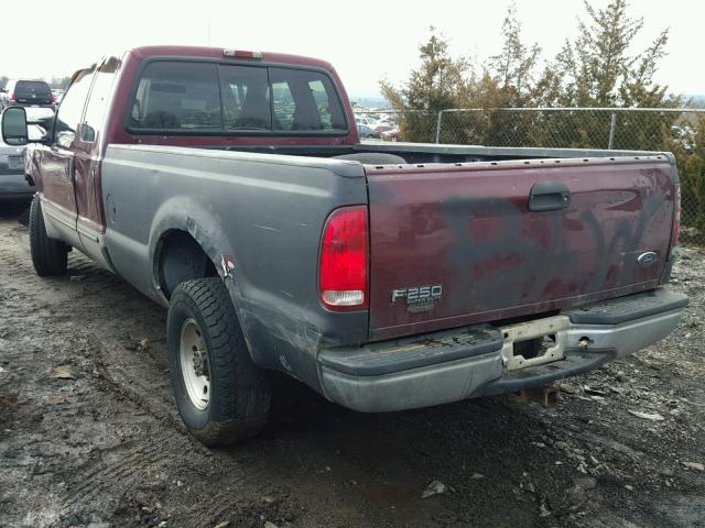 1FTNX21S0YEB40738 - 2000 FORD F250 SUPER RED photo 3