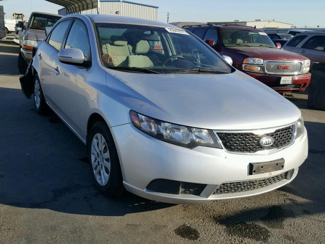 KNAFU4A20D5654802 - 2013 KIA FORTE EX SILVER photo 1