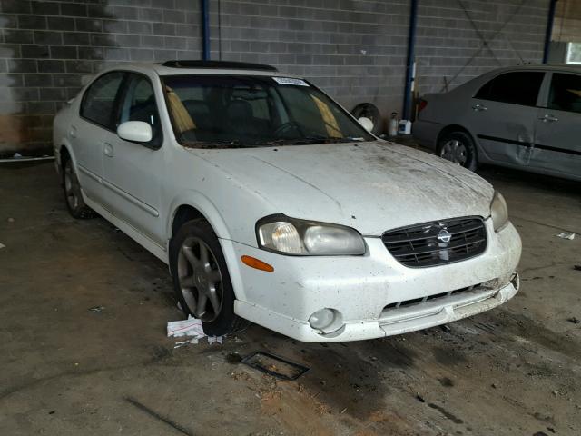 JN1CA31D41T807430 - 2001 NISSAN MAXIMA GXE WHITE photo 1