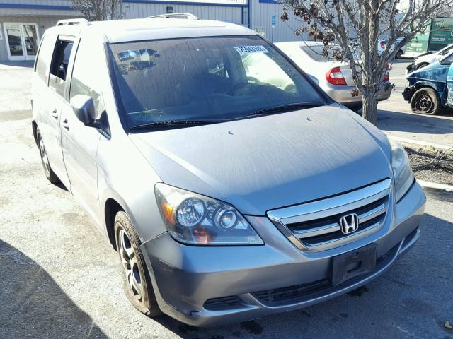 5FNRL38606B098465 - 2006 HONDA ODYSSEY EX SILVER photo 1