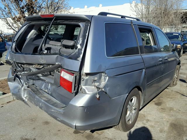 5FNRL38606B098465 - 2006 HONDA ODYSSEY EX SILVER photo 4