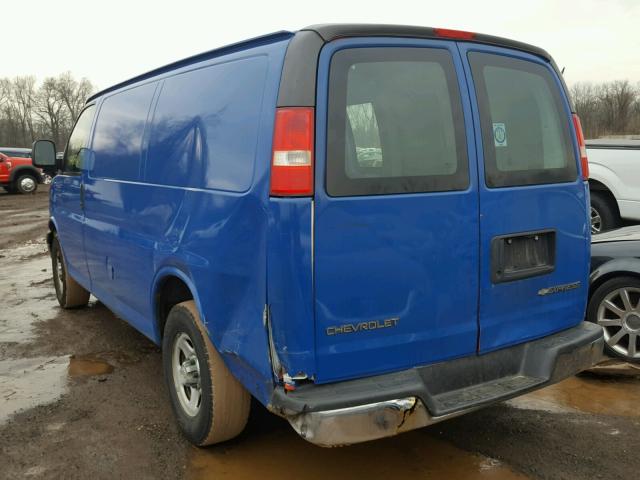 1GCFH15TX61137977 - 2006 CHEVROLET EXPRESS G1 BLUE photo 3