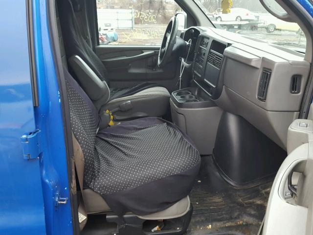 1GCFH15TX61137977 - 2006 CHEVROLET EXPRESS G1 BLUE photo 5