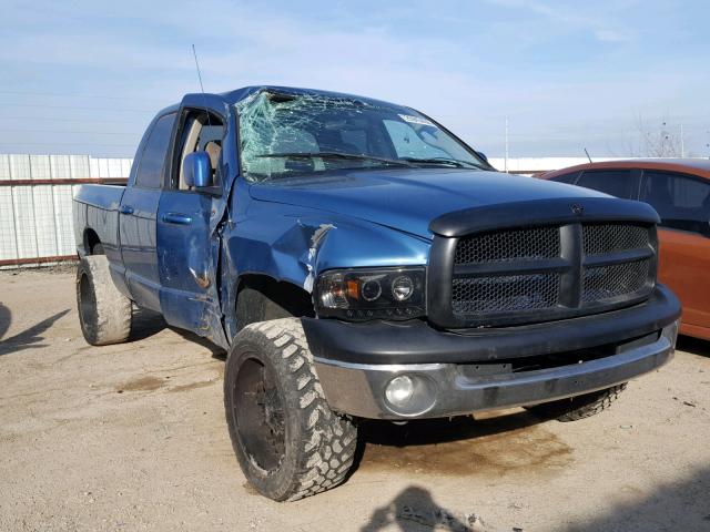 1D7HA18D64J207527 - 2004 DODGE RAM 1500 S BLUE photo 1