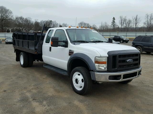 1FDAX57R79EB08614 - 2009 FORD F550 SUPER WHITE photo 1