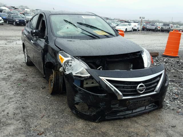 3N1CN7AP9FL932618 - 2015 NISSAN VERSA S BLACK photo 1