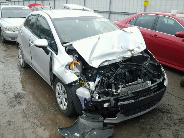 KNADM5A37D6106540 - 2013 KIA RIO LX Արծաթագույն լուսանկար 1