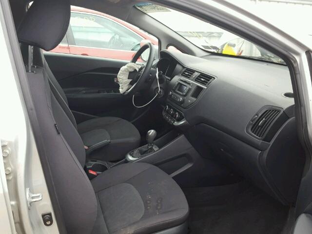 KNADM5A37D6106540 - 2013 KIA RIO LX Արծաթագույն լուսանկար 5