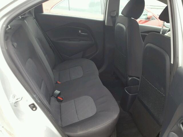 KNADM5A37D6106540 - 2013 KIA RIO LX Արծաթագույն լուսանկար 6