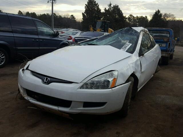 1HGCM72515A018948 - 2005 HONDA ACCORD LX WHITE photo 2