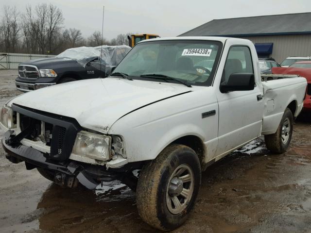 1FTYR10D48PA95327 - 2008 FORD RANGER WHITE photo 2