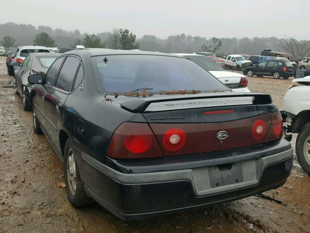 2G1WH55K629235644 - 2002 CHEVROLET IMPALA LS BLACK photo 9