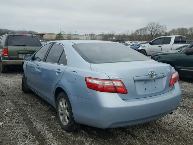 4T1BE46K69U898812 - 2009 TOYOTA CAMRY BASE BLUE photo 3