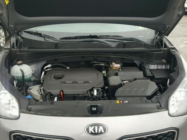 KNDPMCAC4H7283311 - 2017 KIA SPORTAGE L SILVER photo 7