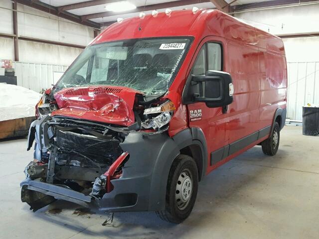 3C6TRVDG8GE134304 - 2016 RAM PROMASTER 红色 照片 2
