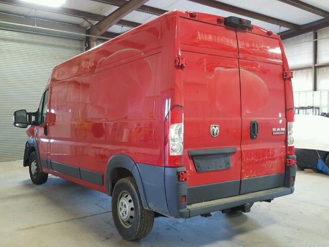 3C6TRVDG8GE134304 - 2016 RAM PROMASTER 红色 照片 3