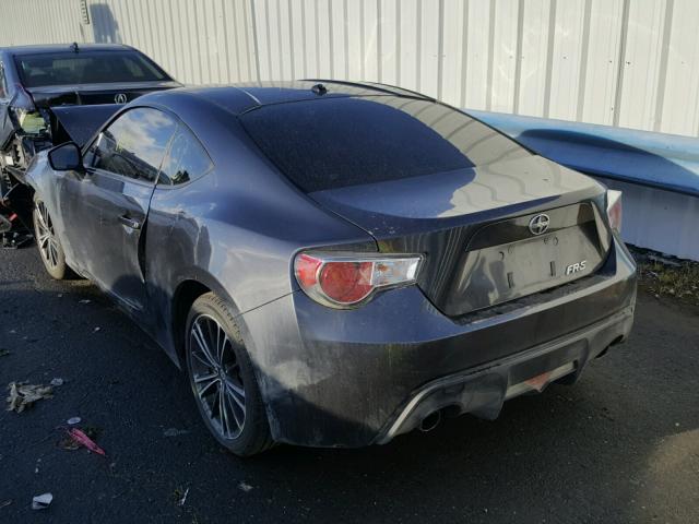 JF1ZNAA11D1700993 - 2013 SCION FRS GRAY photo 3