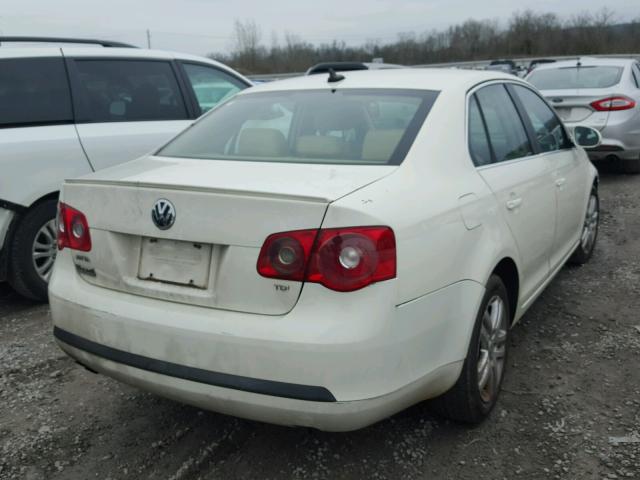 3VWFT71K66M849708 - 2006 VOLKSWAGEN JETTA TDI WHITE photo 4