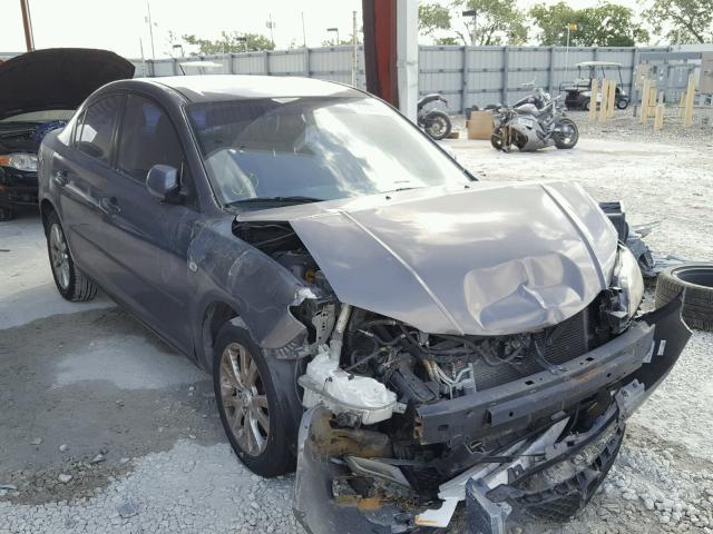 JM1BK32F171704251 - 2007 MAZDA 3 I GRAY photo 1