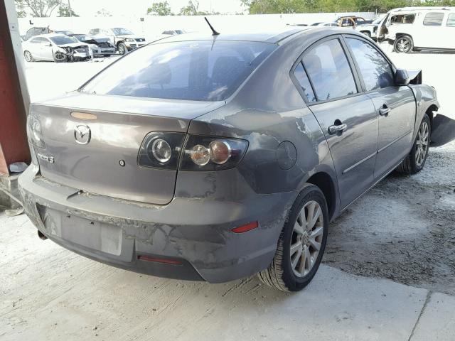 JM1BK32F171704251 - 2007 MAZDA 3 I GRAY photo 4