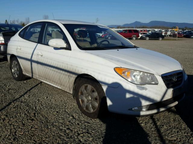 KMHDU46D07U082379 - 2007 HYUNDAI ELANTRA GL WHITE photo 1