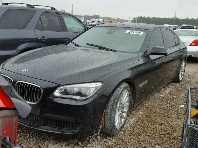 WBAYE8C59ED134593 - 2014 BMW 750 LI BLACK photo 2