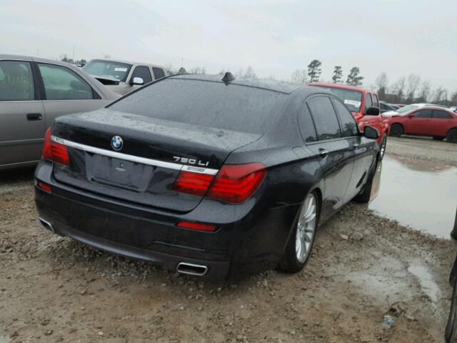 WBAYE8C59ED134593 - 2014 BMW 750 LI BLACK photo 4