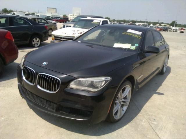 WBAYE8C53DD133454 - 2013 BMW 750LI BLACK photo 2