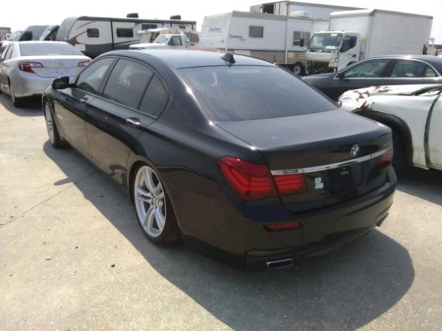 WBAYE8C53DD133454 - 2013 BMW 750LI BLACK photo 3