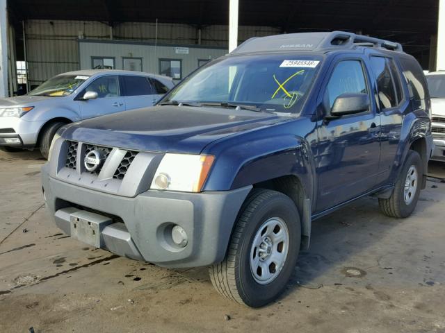 5N1AN08W86C511070 - 2006 NISSAN XTERRA OFF BLUE photo 2