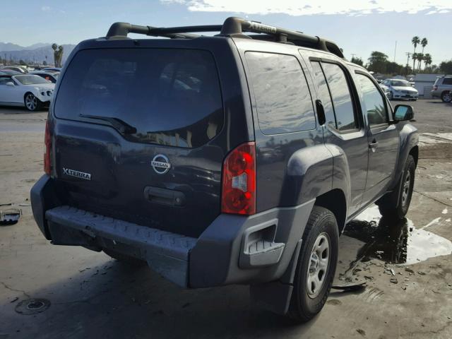 5N1AN08W86C511070 - 2006 NISSAN XTERRA OFF BLUE photo 4