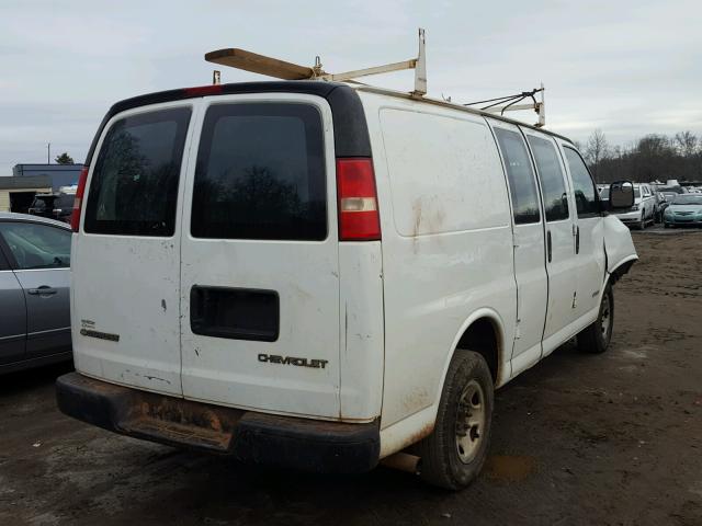 1GCGG25V841104147 - 2004 CHEVROLET EXPRESS G2 WHITE photo 4