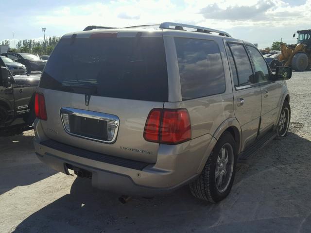 5LMFU28R84LJ36290 - 2004 LINCOLN NAVIGATOR BEIGE photo 4