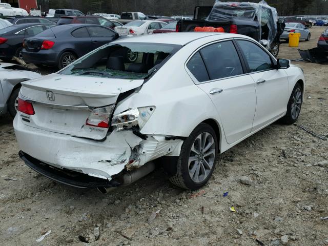 1HGCR2F54EA093173 - 2014 HONDA ACCORD SPO WHITE photo 4