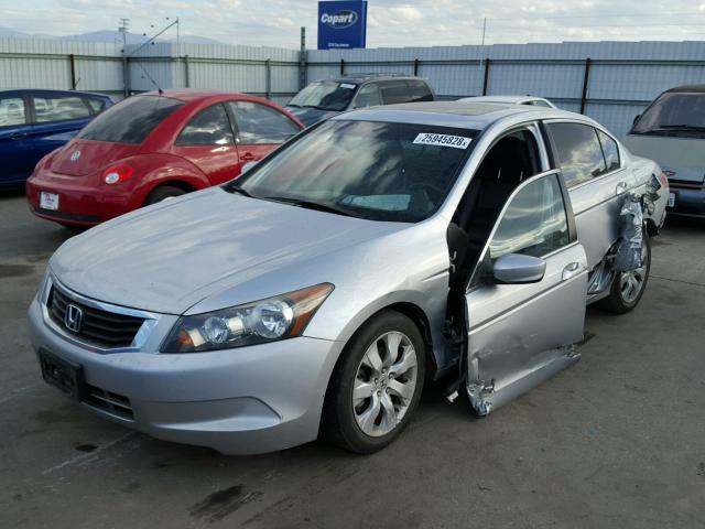 1HGCP26889A110837 - 2009 HONDA ACCORD EXL SILVER photo 2